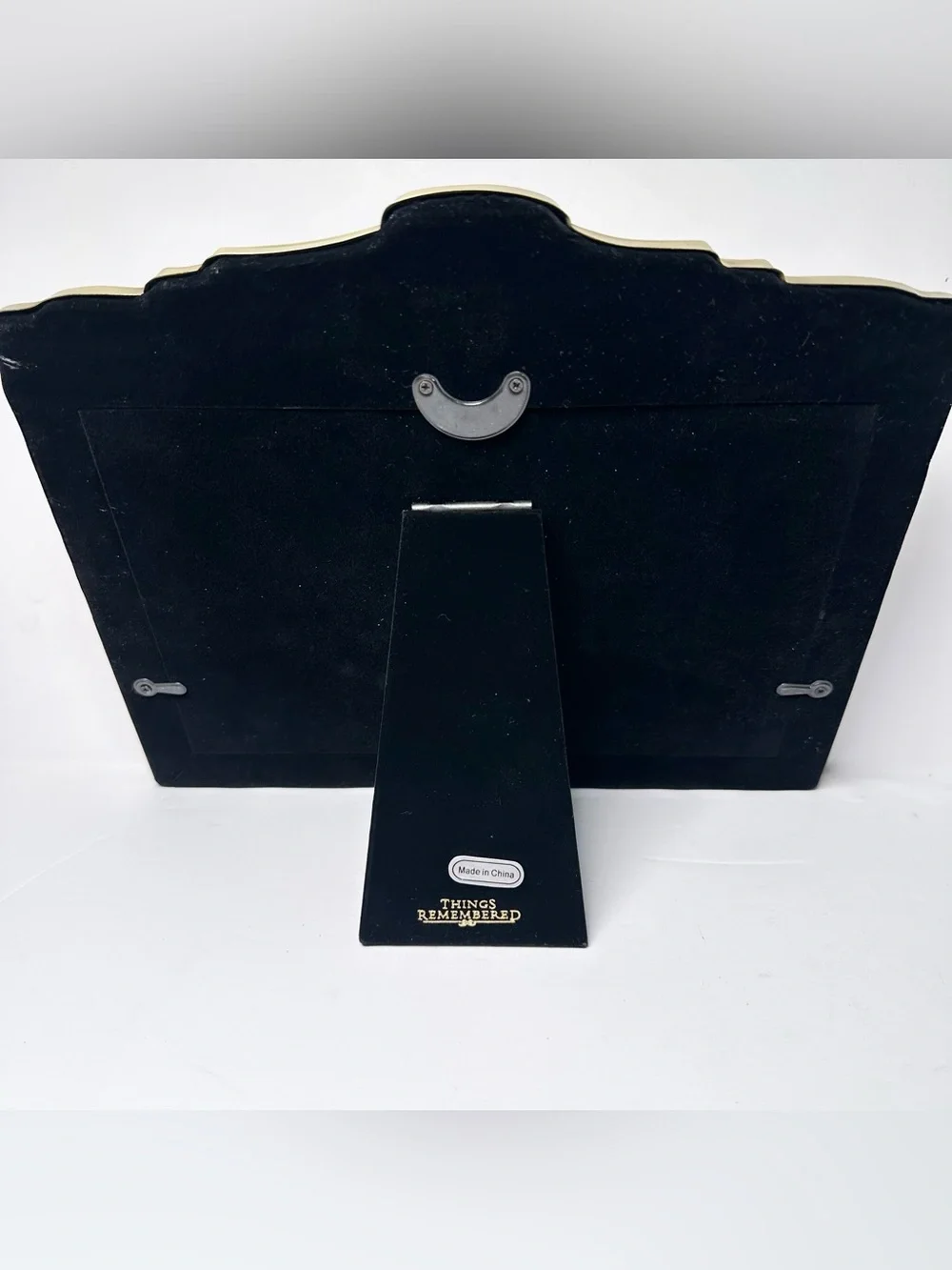 Brass Gold Plated/Brushed 50th Anniversary Double Picture Frame Elegant Design E
